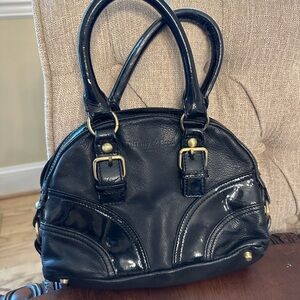 Black small leather purse